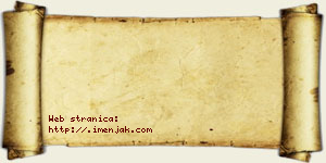 Jana Janković vizit kartica